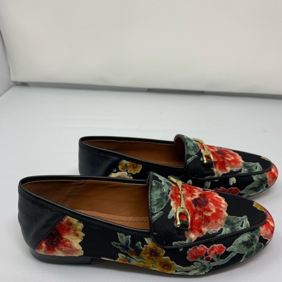 Coach Women's Haley Loafers Shoes With Floral 6.5 - Picture 5 of 6